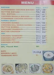 Hyderabadi & Muradabadi Chicken Corner menu 2