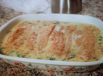 cheesy chicken and rice bake