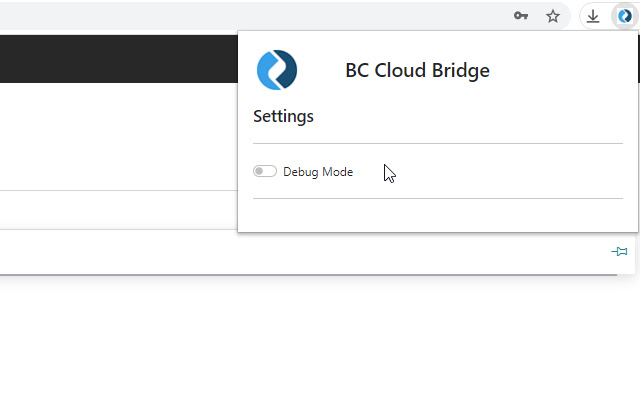 BC Cloud Bridge chrome extension