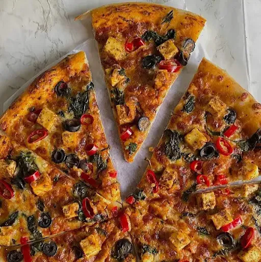 Cajun Spiced Cottage Cheese Pizza