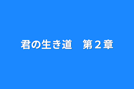 君の生き道　第２章