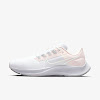 air zoom pegasus 38 white / light soft pink / gray fog / beary green