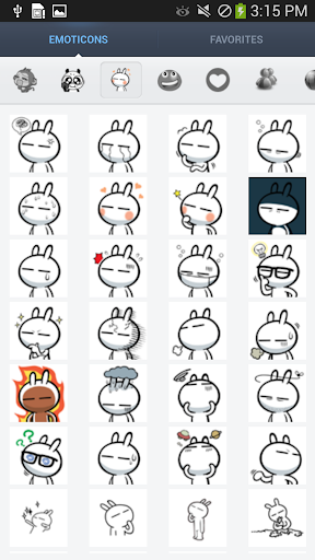 Screenshot Cute Emoticons Sticker