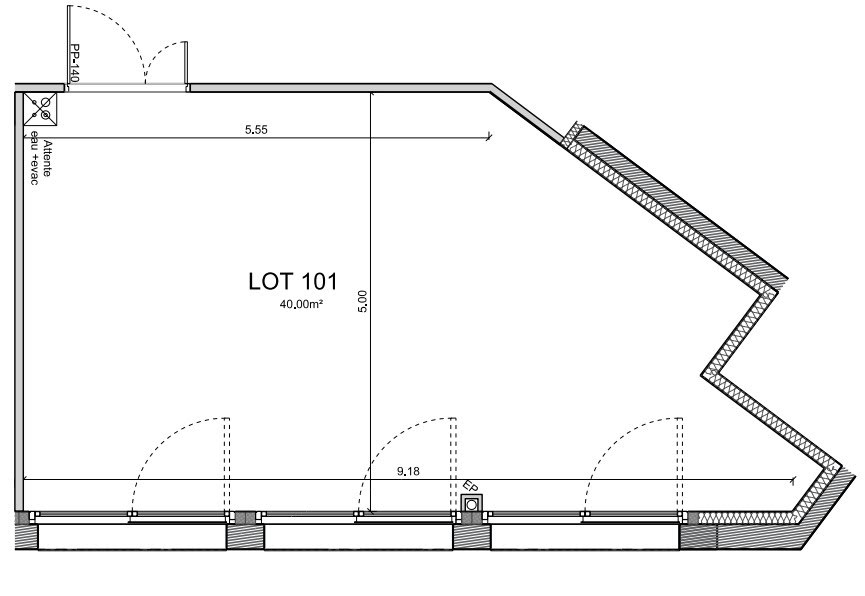 Location  locaux professionnels  66 m² à Asnieres-sur-seine (92600), 1 801 €