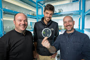 The Stellenbosch University Botanical Garden in South Africa is driving a major effort to conserve the last remaining paintbrush lilies (Haemanthus pumilio) in the Duthie Nature Reserve, situated on the campus of Stellenbosch University (SU). Curator Martin Smit (middle) is also working with SU biologists Dr Paul Hills (left) and Dr Gary Stafford (right) to increase the population through tissue culture cultivation techniques.