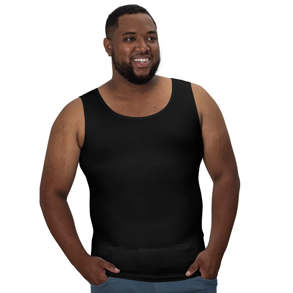 Heren Body Shaping Vest Strakke Sport Compressie Vermindert Grote Buik Corrigeert Houding Ideaal voor Training en Sporten