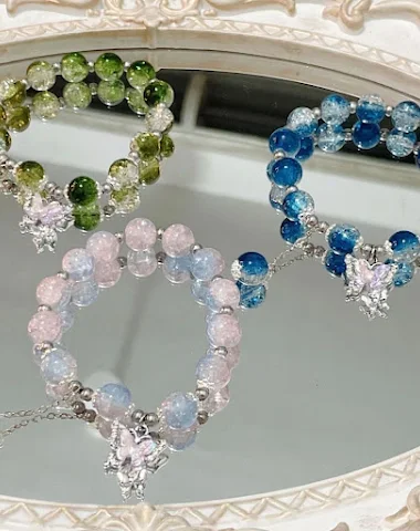 Pulsera de cuentas rotas con diseño - 0