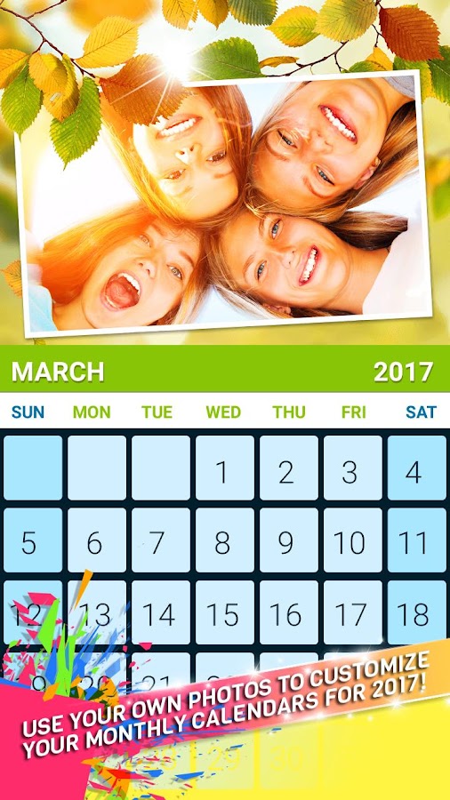 Photo Calendar Maker 2017 Screen 3