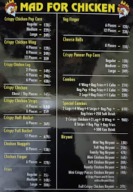 Mad For Chicken menu 1