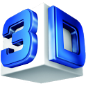 3D text icon