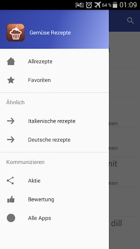 Gemüse (Gemüese) rezepte app kostenlos offline