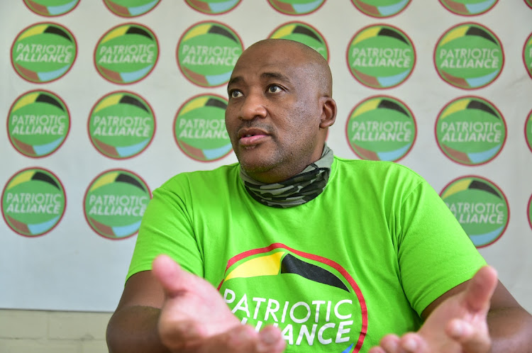 Patriotic Alliance leader Gayton McKenzie. File photo.