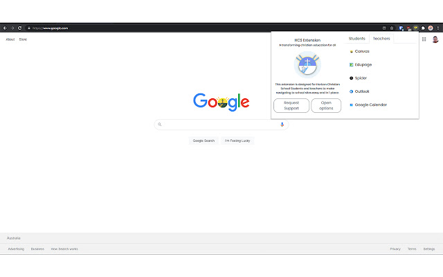 Horizon Christian School Extension chrome extension