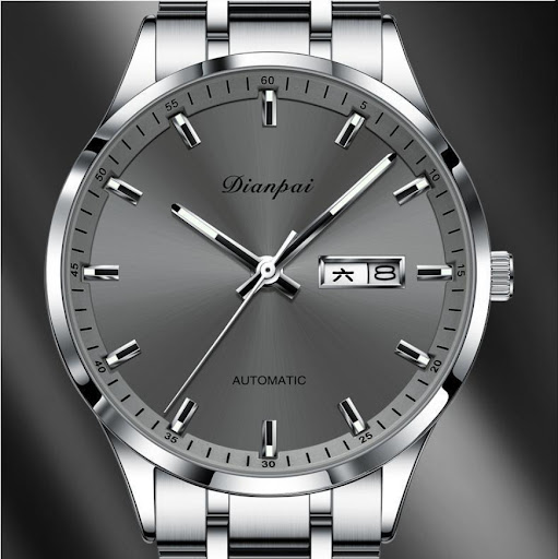 Title 5, Mens Automatic Steel Belt Waterproof Luminous ...
