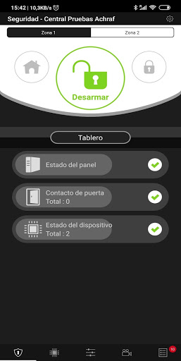 Screenshot SmartHomeSec