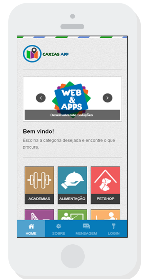 Caxias App Screen 2