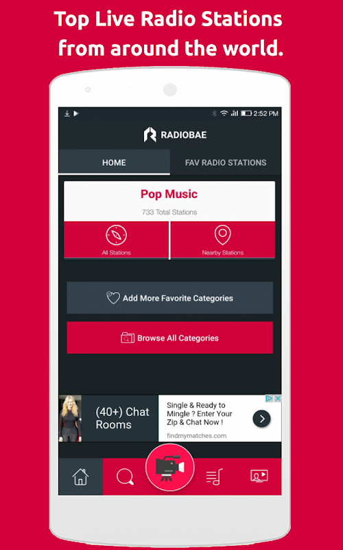 Android application Bollywood Music FM Radio screenshort