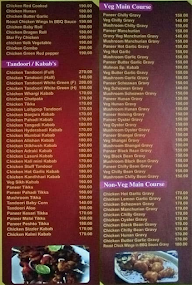 Yash Chinese & Grill menu 2