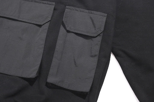 Title 17, Multi-pocket stitching loose terry sweater