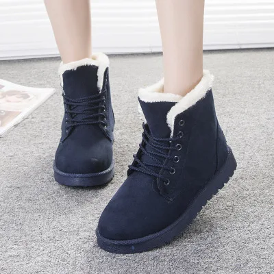 Women's Winter Snow Boots with Heels, Warm Ankle Boots with Plush Insole. Perfect for cold weather and snowy conditions.