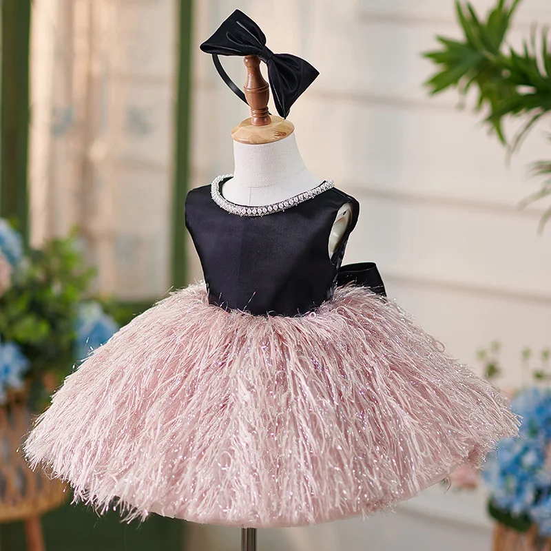 Robe Annuelle Enfant Fille Luxe Léger Française Bouffante Élégance et confort pour votre petite fille. Idéale pour les occasions spéciales.