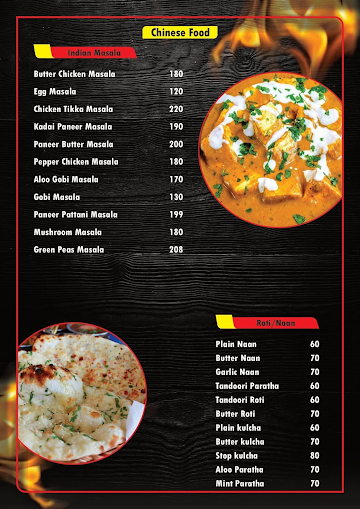 Aruvi Heaven's Food menu 