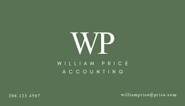 Price Accounting - Business Card item