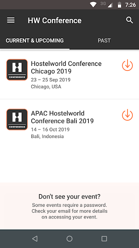 Screenshot Hostelworld Conference