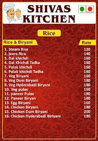 Shivas Kitchen menu 3