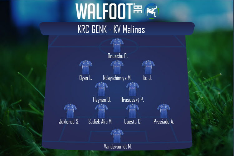 Composition KRC Genk | KRC Genk - KV Malines (16/02/2022)