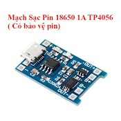 Mạch Sạc Pin Lithium 18650 5V Có Bảo Vệ Pin