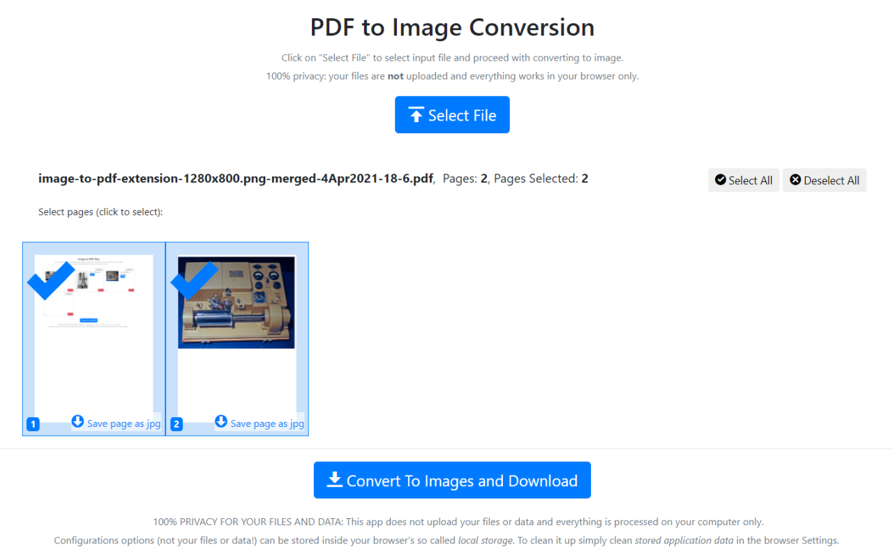 PDF to Image (by PDFLite.co) Preview image 0