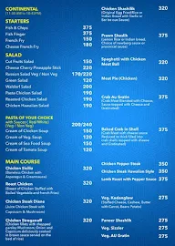 London Street menu 2