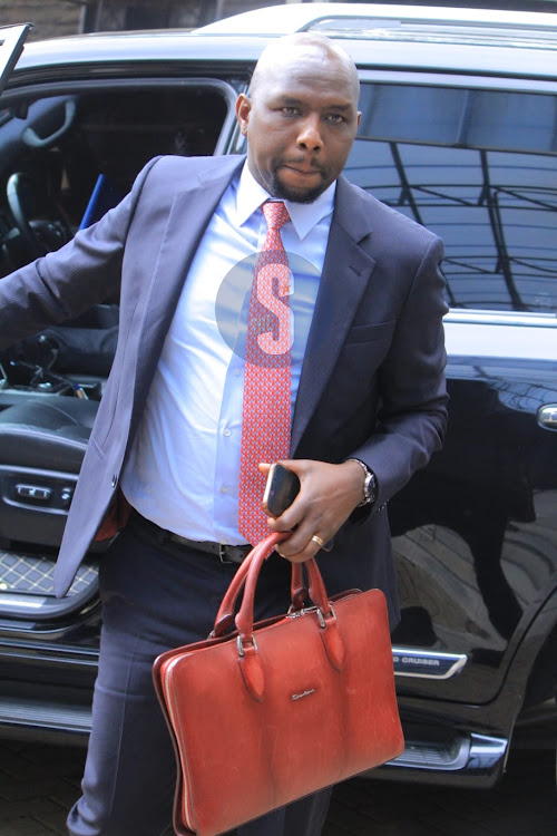 Cabinet secretary nominee for Roads, Transport and Public works, Kipchumba Murkomen arrives for vetting by the National Assembly Committee on appointments on October 19, 2022.