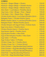 Bangaliana menu 8