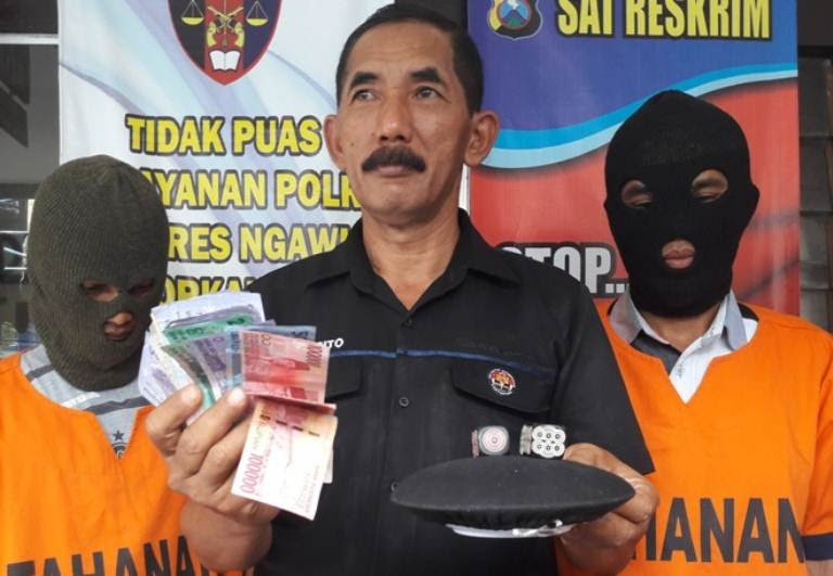 Polisi Ngawi gerebek arena judi dadu