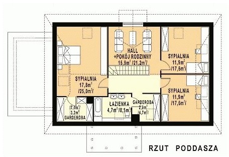 WB-3424 - Rzut poddasza