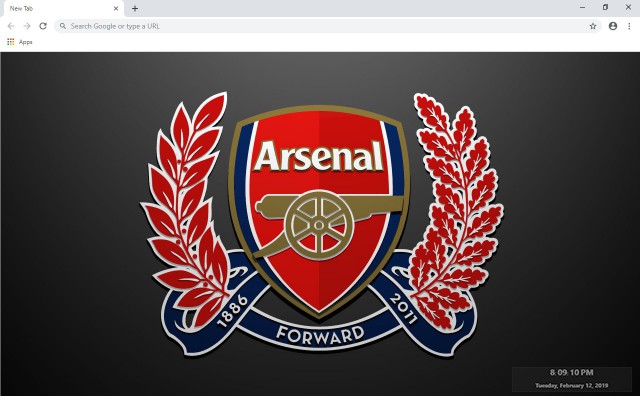 Arsenal New Tab & Wallpapers Collection