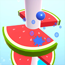Helix Fruit Jump Arcade Game