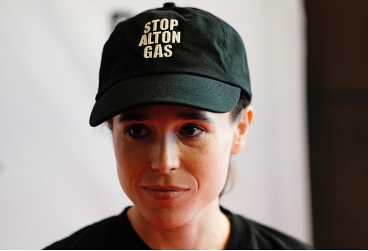 Ellen Page arrives at the Canadian premiere of "There's Something In The Water" at the Toronto International Film Festival (TIFF) in Toronto, Ontario, Canada on September 8 2019.