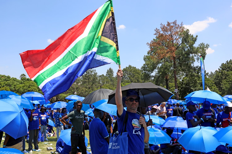 The DA on Saturday launched its election manifesto on the lawns of the Union Buildings.