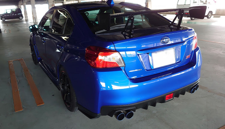 WRX STIのHKS・SUPER TURBO MUFFLER Tiに関するカスタム事例の投稿画像1枚目