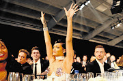 NIPPLE RIPPLE: Rihanna raised eyebrows and the temperature at the amfAR Inspiration Gala honouring Tom Ford at Milk Studios in Hollywood