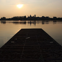 Mantova al tramonto di 