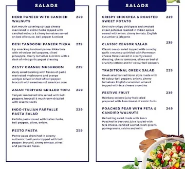 Salsa Salad menu 