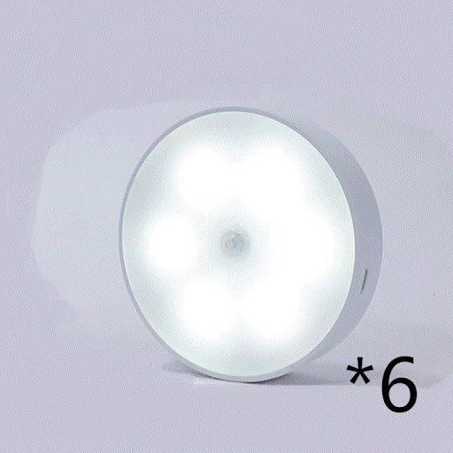 6pcs White light