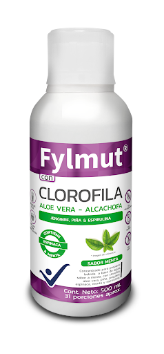 Clorofila Fylmut sabor menta líquido x 500ml Fylmut 500ml x 1