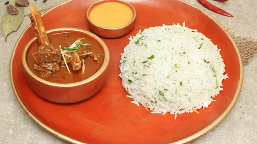 Jeera Rice With Mutton Combo