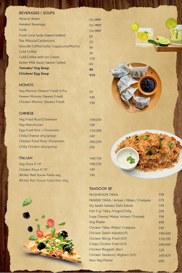 Rubli Foods menu 