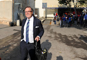 SC Jeremy Gauntlett leaving the Constitutional Court on February 9, 2016. File photo.